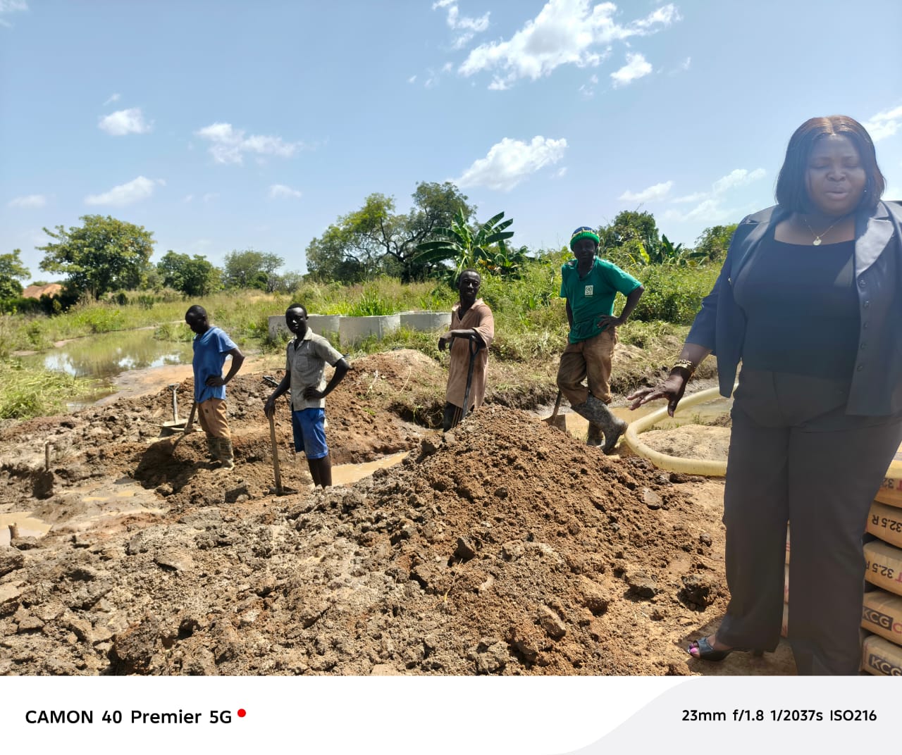 DCE Inspects Doung-Noro Road Works, Monitors LEAP Disbursement in Doung Township