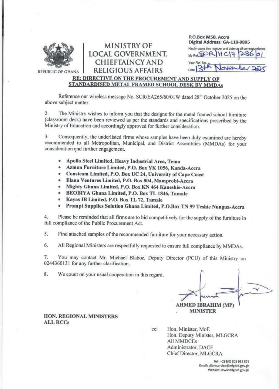 A Blow to Local Industry: Why the Ministry of Local Government Must Stop Undermining Local Suppliers