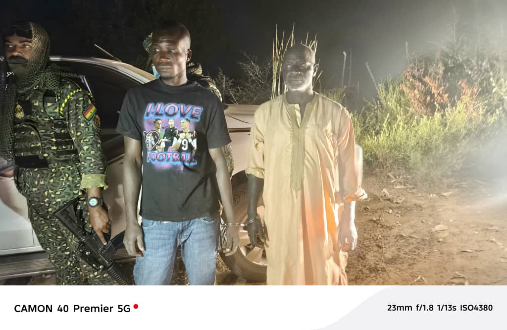 Breaking News: Security Operatives Arrest Illegal Miners Along the Black Volta