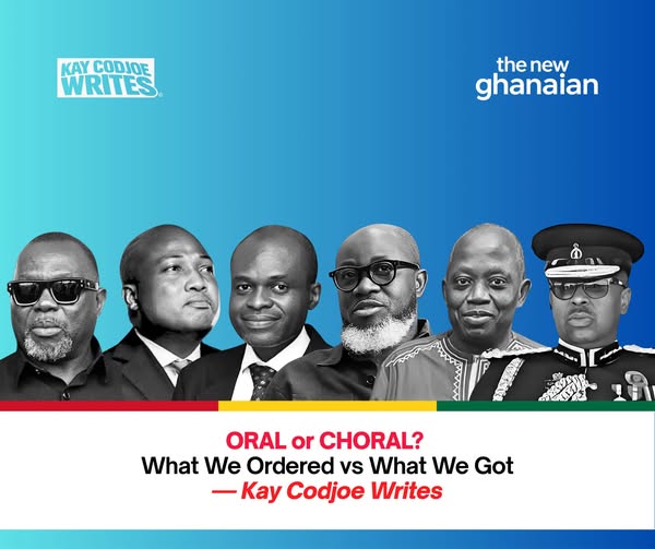 ORAL or CHORAL? What We Ordered versus What We Got, We ordered accountability
