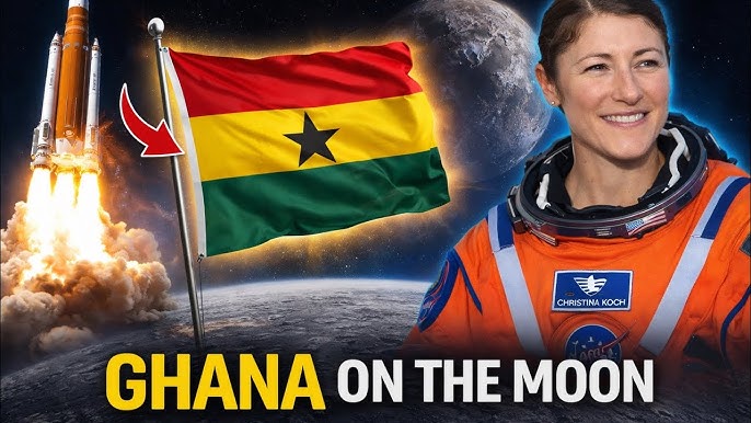 Ghana's Flag on the Moon: A Moment to Reflect on What We Possess and Its Value in Our Lives