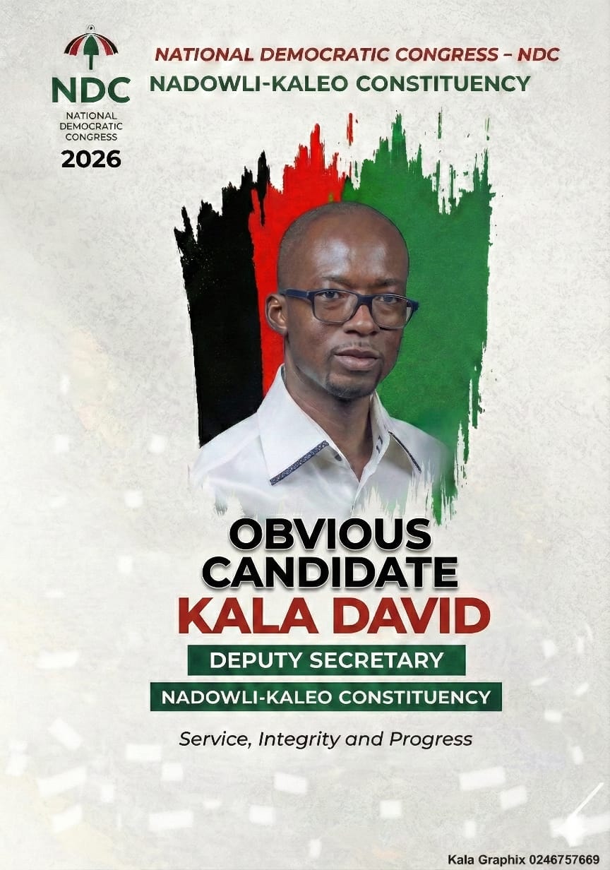 DECLARATION OF CANDIDATURE FOR THE POSITION OF DEPUTY CONSTITUENCY SECRETARY, NADOWLI-KALEO CONSTITUENCY – NATIONAL DEMOCRATIC CONGRESS (NDC)
