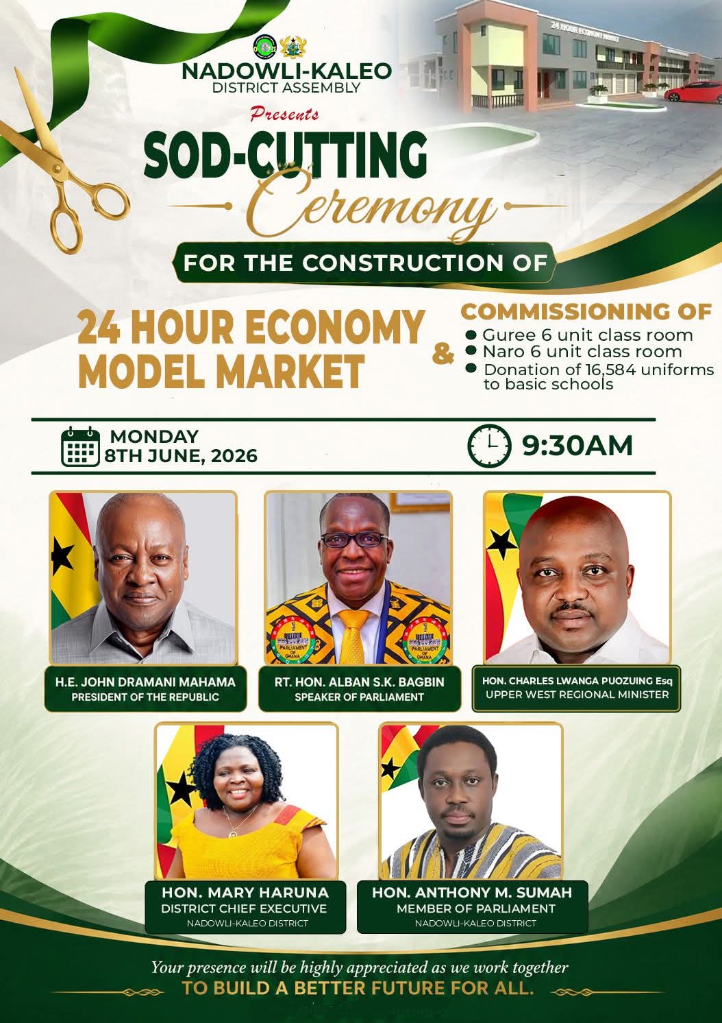 TODAY IN NADOWLI-KALEO DISTRICT!