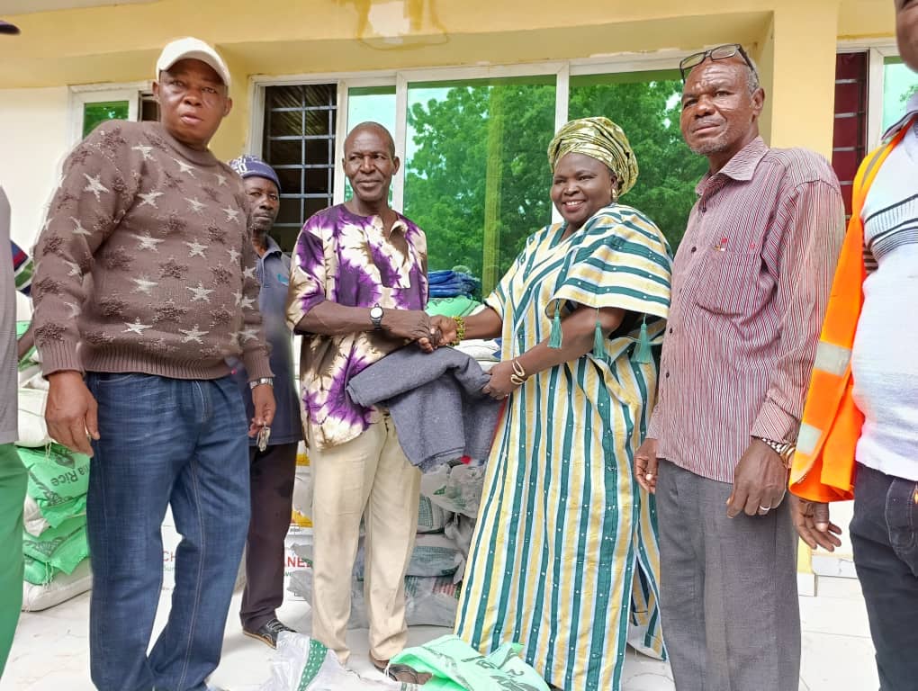 Nadowli-Kaleo District Assembly Donates Relief Items to Dry Spell and Flood Victims