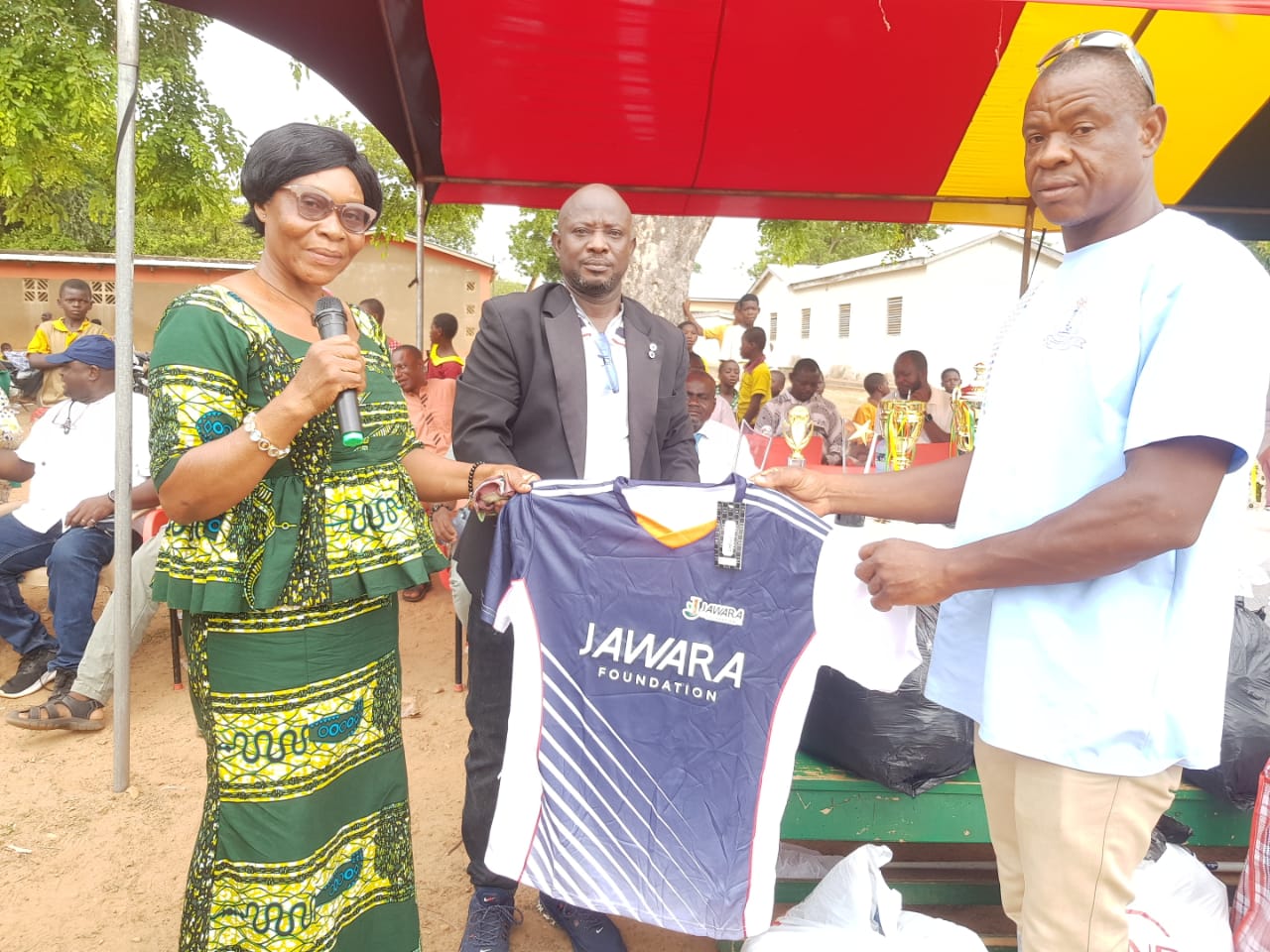 D.B. Jawara Foundation Donates Sports Equipment and Trophies to Boost Nadowli-Kaleo Inter-Circuit Games