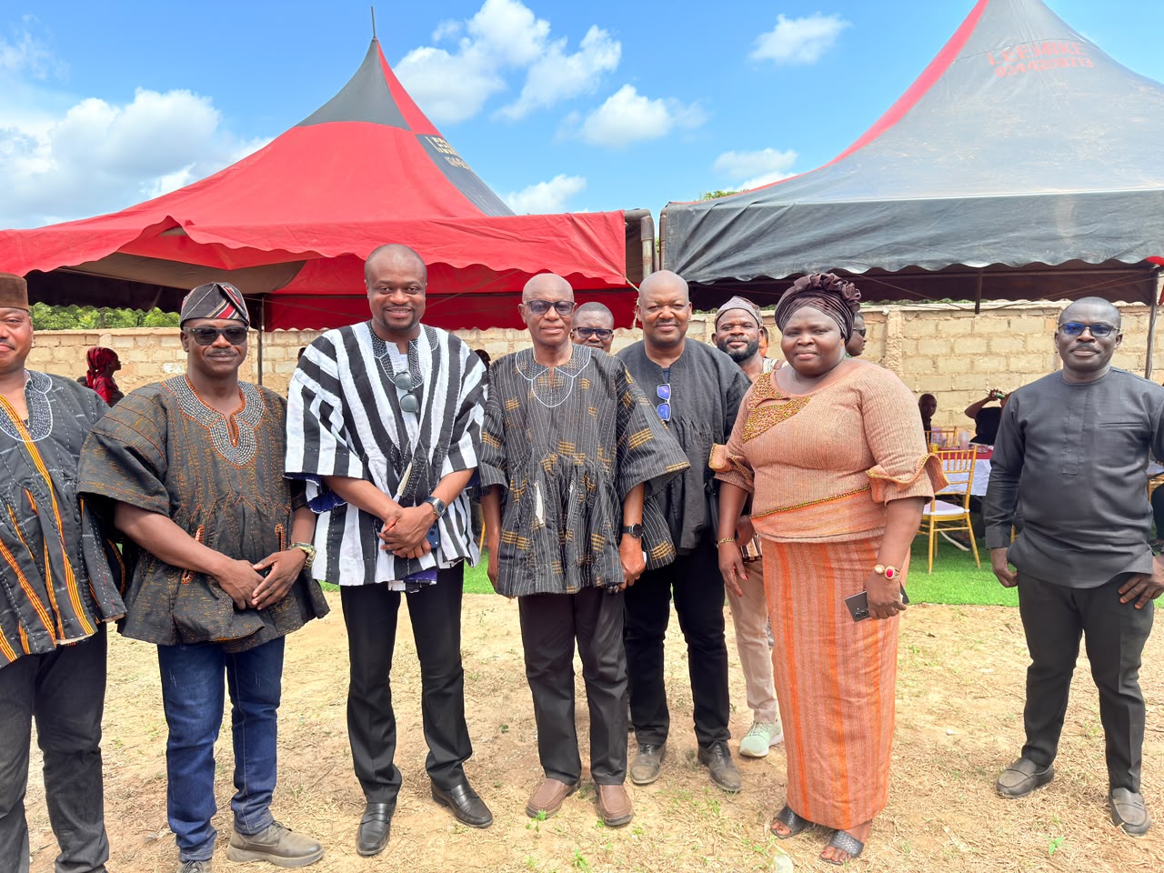 Nadowli-Kaleo DCE Leads Assembly Staff, Party Members to Console Major General Tanye-Kulono's Family